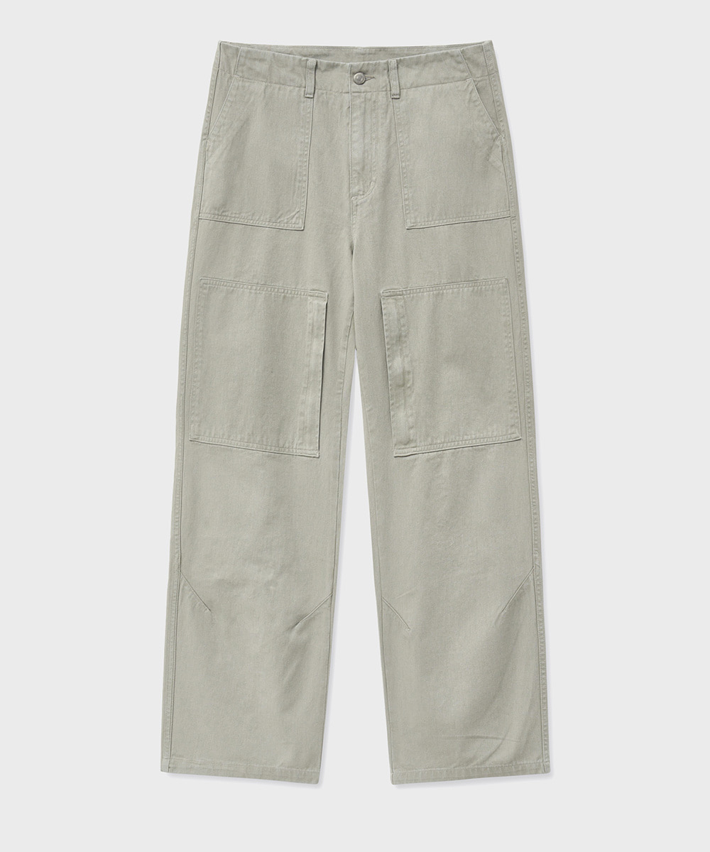 [24S/S] utility fatigue pants (light grey), [noun](노운),[24S/S] utility fatigue pants (light grey)