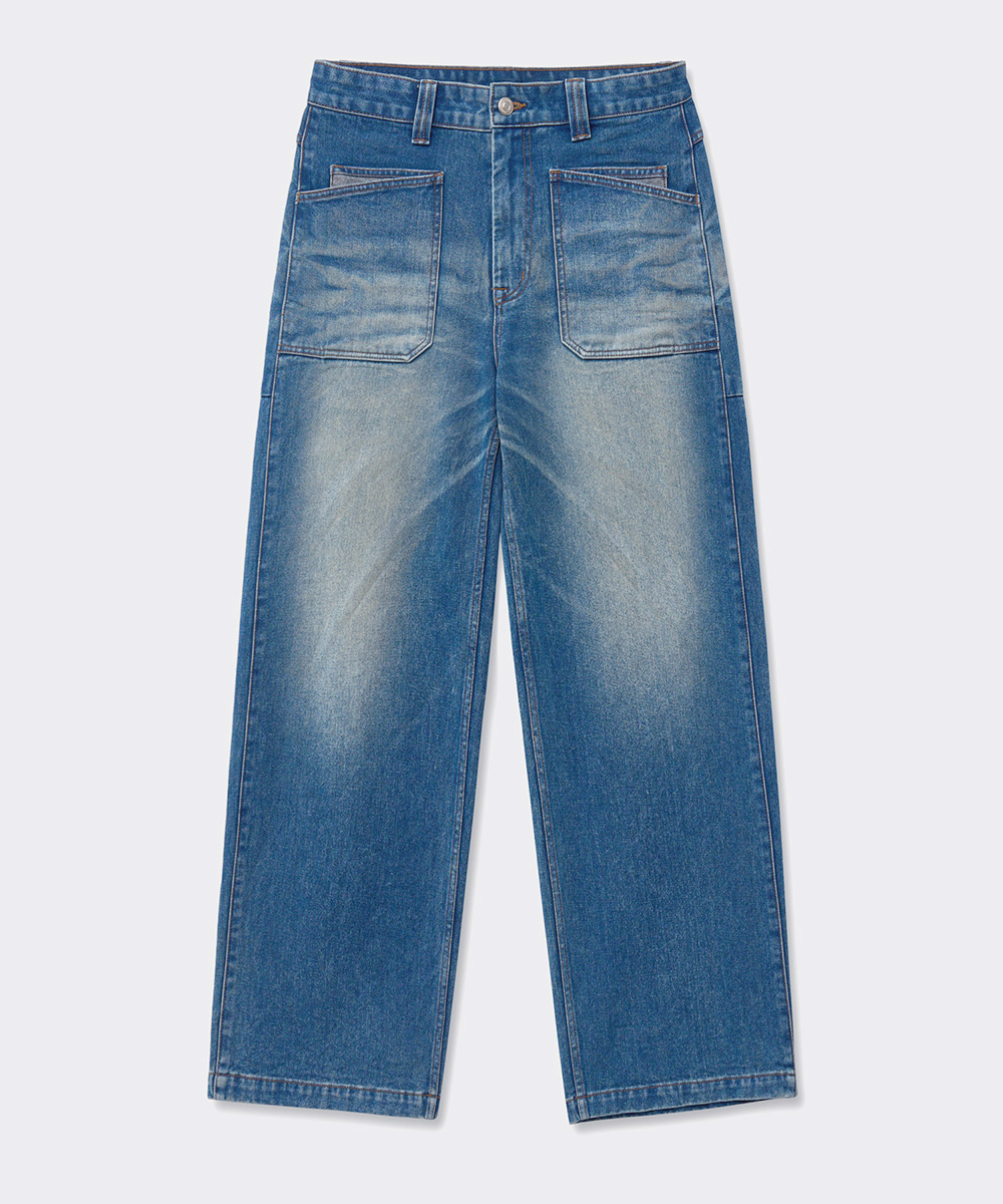 [24S/S] out pocket denim pants (blue), [noun](노운),[24S/S] out pocket denim pants (blue)
